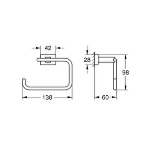 Essentials Cube Tuvalet Kağıtlığı - 40507al1