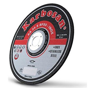 Karbosan Metal Kesici Taş 5 Adet Disk Taşlama Spiral Demir Kesme Diski 230x3.0x22.23 Mm