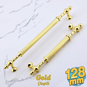 Kader Gold Metal Kulp 128 Mm- 12.8 Cm Mobilya Çekmece Mutfak Dolabı Dolap Kulpları Kulbu Kulpu Altın