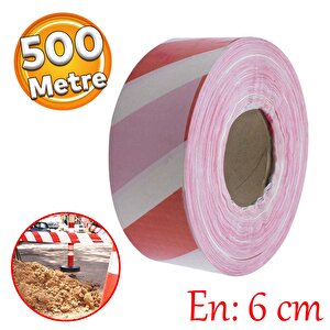 Emniyet Şeridi İkaz Uyarı Uyarıcı Bandı 500 Metre Bant En 6 Cm İnşaat Kaza Olay Yeri Otopark Konut