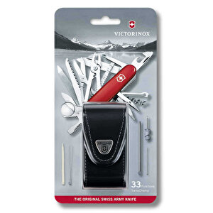 Victorinox Swiss Champ Deri Kılıflı Çakı (blisterli)