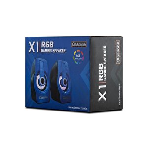 X1 Rgb Gaming Hoparlör Blue