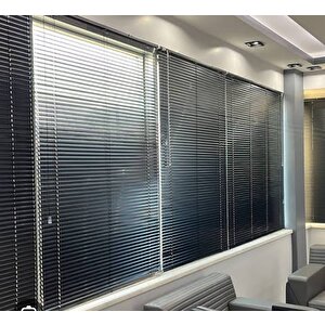 Gülsem Dekor Antrasit Metal Jaluzi 25 Mm 150x270 cm