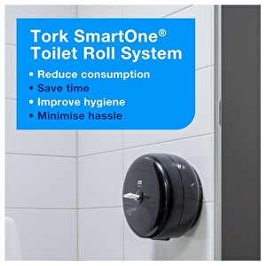 Smartone Tuvalet Kâğıdı Dispenseri Siyah