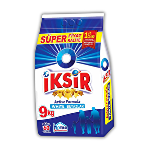 İksir Toz Deterjan Beyazlar İçin 9 Kg. 60 Yıkama