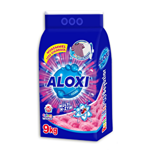 Aloxi Matik Toz Deterjan Renkli Ve Beyazlar İçin 9 Kg. 60 Yıkama