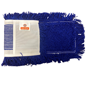 Zincir Dikiş Orlon Mop Mavi 50 Cm.