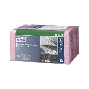 Tork Nonwoven Pembe Uzun Ömürlü Temizlik Bezi 1 Paket.