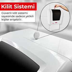 Sensörlü Fotoselli Otomatik Kağıt Havlu Makinesi 21 Cm. Beyaz