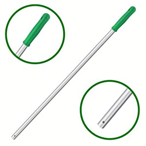 Premium Kalite Alüminyum Eloksallı Sap, Delikli 140 Cm. Yeşil