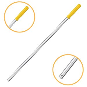 Premium Kalite Alüminyum Eloksallı Sap, Delikli 140 Cm. Sarı