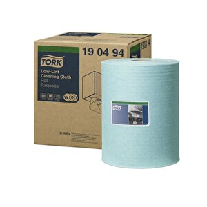 Düşük Hav Nonwoven Temizlik Bezi Rulo Turkuaz 180 Metre