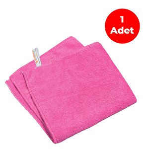 Mikrofiber Genel Temizlik Bezi Pembe 40x40 Cm.