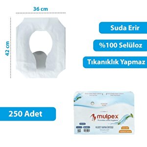 Klozet Kapak Örtüsü 1 Pkt. : 250 Adet