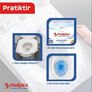 Mulpex Klozet Kapak Örtüsü 1 Pkt. : 250 Adet