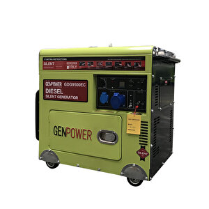 Gdg 9500 Ec Oto Model 8,8 Kva, Otomatik Dizel, Ses İzolasyon Kabinli, Transfer Panolu , Otomatik,tekerlekli, Monofaze  220 Volt Portatif Jeneratör