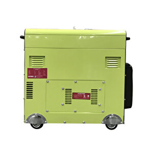 Gdg 9500 Ec Model 8,8 Kva, Dizel, Ses İzolasyon Kabinli,marşlı ,tekerlekli,monofaze 220 Volt Portatif Jeneratör