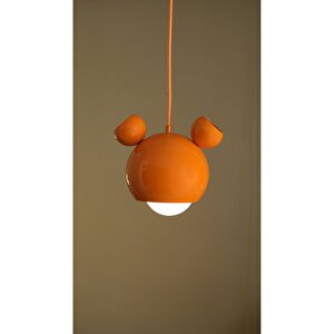 Mickey Mouse Çocuk Odası Sarkıt Avize Turuncu