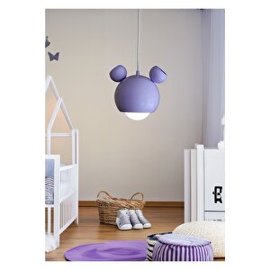 Mickey Mouse Çocuk Odası Sarkıt Avize Lila