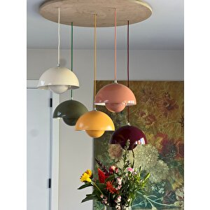 Flowerpot Sarkıt Avize Somon