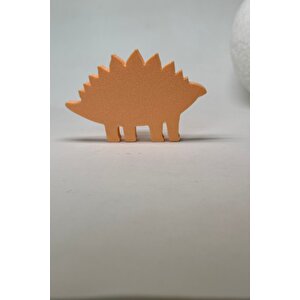Turuncu Dino 5 Dolap Kulpu - Çocuk Odası, Mutfak Ve Banyo İçin Modern Ve Sevimli Mobilya Kulp