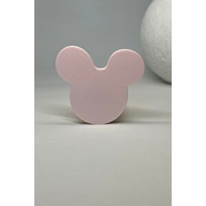 Pembe Mouse Dolap Kulpu- Çocuk Odası, Mutfak Ve Banyo İçin Modern, Şık Ve Dayanıklı Mobilya Kulp, Hd