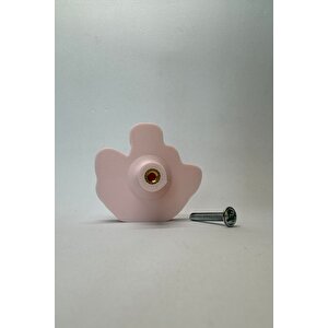 Pembe Gemi Dolap Kulpu - Çocuk Odaları, Mutfak Ve Banyo Dolapları İçin Eğlenceli Ve Şık Kulp