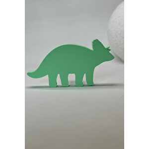 Yeşil Dino 6 Dolap Kulpu - Çocuk Odası, Mutfak Ve Banyo İçin Modern Ve Dayanıklı Mobilya Kulp
