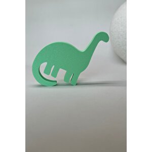 Yeşil Dino 4 Dolap Kulpu - Çocuk Odası, Mutfak Ve Banyo İçin Modern Ve Dayanıklı Mobilya Kulp