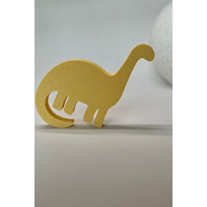 Sarı Dino 4 Dolap Kulpu-çocuk Odası, Mutfak Ve Banyo İçin Modern, Sevimli Ve Dayanıklı Mobilya Kulp