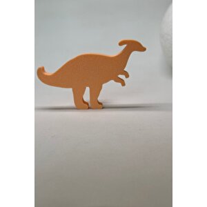 Turuncu Dino2 Dolap Kulpu - Çocuk Odası, Mutfak Ve Banyo İçin Modern Ve Sevimli Mobilya Kulp