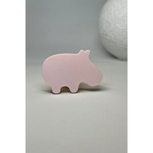 Pembe Hipopotam Dolap Kulpu - Çocuk Odası, Mutfak Ve Banyo İçin Modern Ve Dayanıklı Mobilya Kulp, Dh