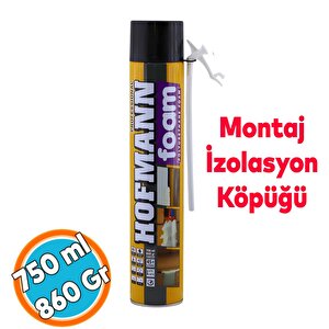 Pipetli Montaj Köpüğü Profesyonel Dolgu İzolasyon Poliüretan Köpük Kapı Pencere Duvar Yalıtım 750 Ml