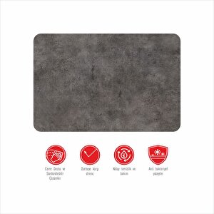 Dekorex Mutfak Tezgahi 5724 Dark Si̇yah