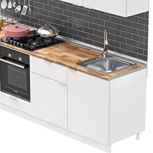 Mutfak Tezgahi 3197 Cevi̇z Parke 100 cm