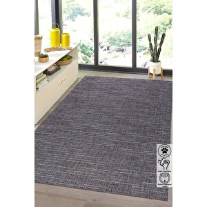 Magic Sisal Antrasit Koyu Gri Mavi Renkli Salon Mutfak Oturma Odası Bahçe Balkon Teras Halısı 80x150 cm