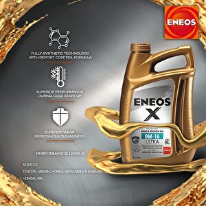 Motor Yağı 0w16 Eneos X Ultra 4 Litre 12.22