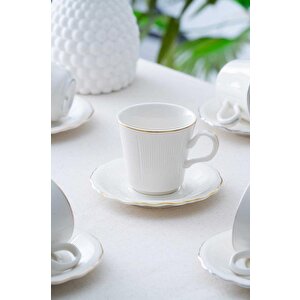 Porwm-06188 Regina Gold 6lı Çay Fincanı Takımı