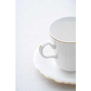Porwm-06188 Regina Gold 6lı Çay Fincanı Takımı
