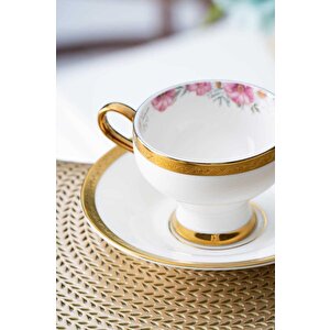 Hxf-06803 Daabria Beyaz 6lı Kahve Fincanı Takımı