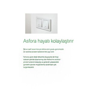 Asfora Antrasit Tekli Çerçeve