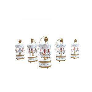 Yılbaşı Ağaç Süsü Hediyelik Dekoratif Atlı Karınca 8 Cm 6'lı