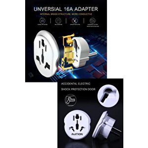 Şahnet Universal Dişi Türk Erkek Fiş Dönüştürücü (çin ,amerika , Japonya Türk Çeviriçi)