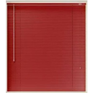 Gülsem Dekor Kırmızı Metal Jaluzi Perde 25 Mm 150x270 cm