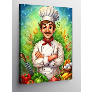 Kanvas Tablo Şefin Lezzeti 70x100 cm