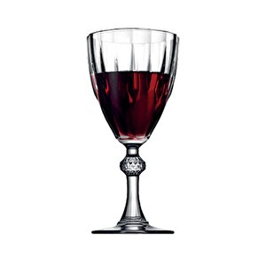 Paşabahçe 44767 Diamond Ayaklı Su Bardak - Kadeh Meşrubat Bardağı 6 Lı
