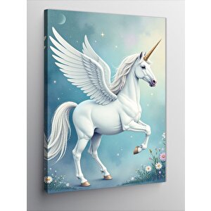Kanvas Tablo Unicorn 100x140 cm