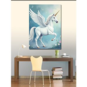 Kanvas Tablo Unicorn 100x140 cm