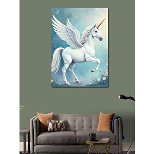 Kanvas Tablo Unicorn 100x140 cm