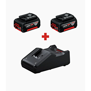Gal 18v-40 + 2 X 4.0ah Çift Akü Ve Şarj Cihazı Seti